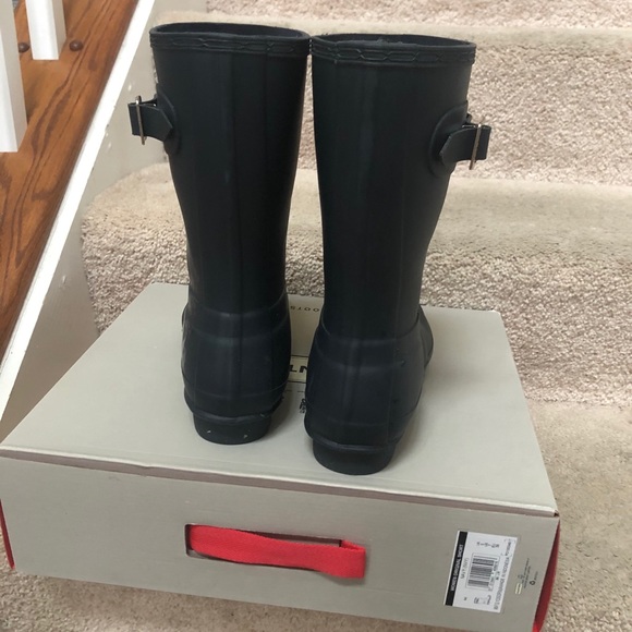 Hunter boots size 7 blue - Picture 3 of 5
